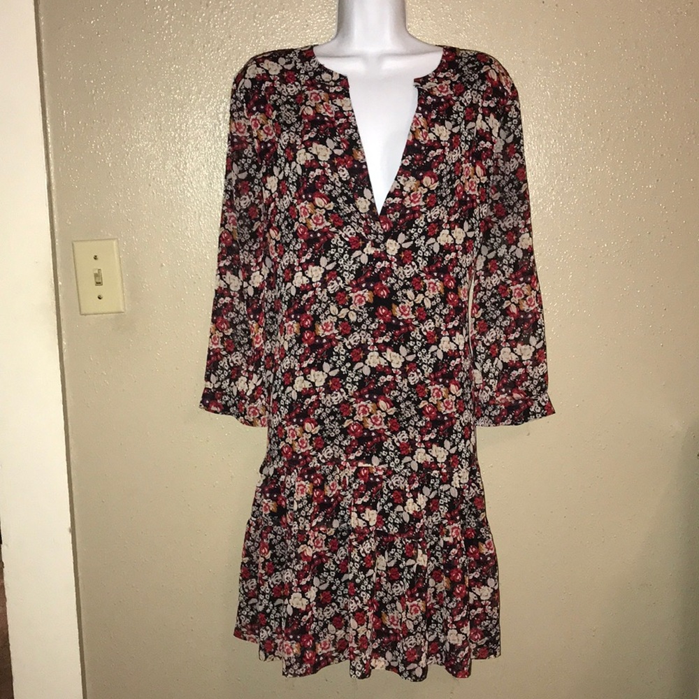 🦄Floral dress Large size